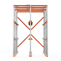 Стеллаж набивной паллетный (4500х3060х5000 мм), 2 линии, 3 яруса HV Market