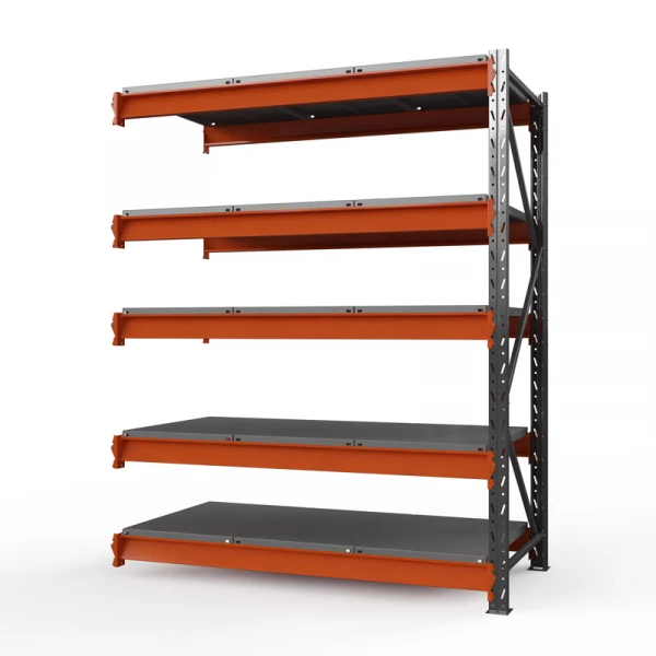 Секция приставная стеллажа металлического ОПТИМА, 3500х1530х785 мм. Полки: 5 шт. метал.