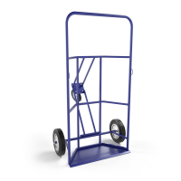 Тележка для перевозки двух газовых баллонов КП 2 г/п 220 кг. колеса литые 250 мм. HV Market