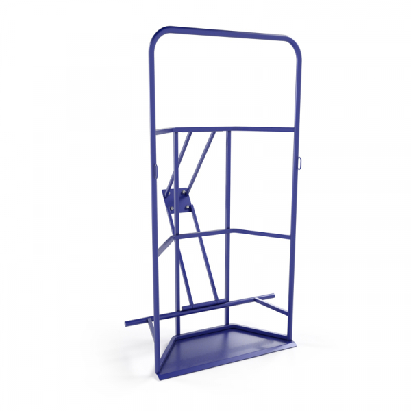 Тележка для перевозки двух газовых баллонов КП 2 г/п 220 кг без колес