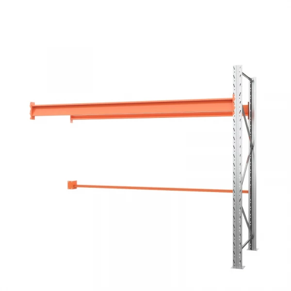 Секция приставная стеллажа металлического паллетного 2000х2700х1100 мм (70.1.5). Ярусы: пол+1