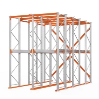 Стеллаж набивной паллетный (4000х3060х5000 мм), 2 линии, 2 яруса HV Market