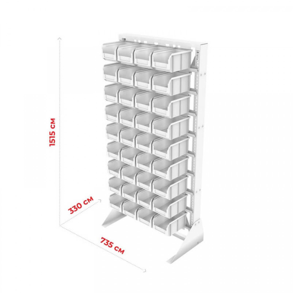 Стойка 735х1500 односторонняя А1-00-09-00  (синий) HV Market