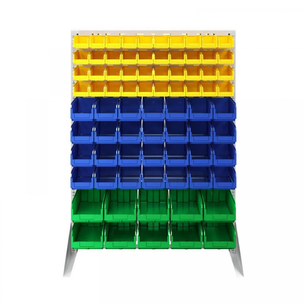 Стойка 1150х1500 односторонняя С1-04-04-02 (желтый/синий/зеленый)