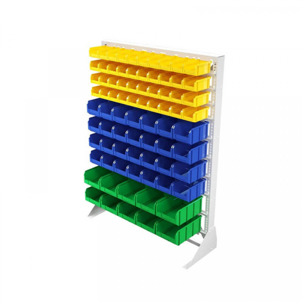 Стойка 1150х1500 односторонняя С1-04-04-02 (желтый/синий/зеленый)