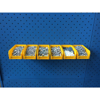 Органайзер настенный V-2-650 желтый (4 ящика V-2) HV Market