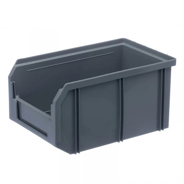 V-2 Пластиковый ящик серый, (234х149х120) 3,8 литра HV Market