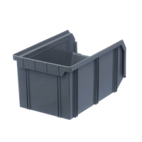 V-2 Пластиковый ящик серый, (234х149х120) 3,8 литра HV Market