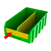 Ограничитель поперечный для ящиков V-4 серый HV Market