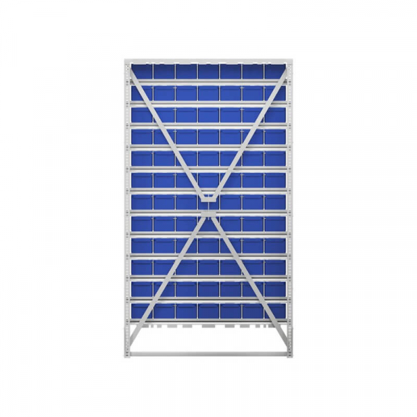 Стойка 1150х2000 односторонняя В1-00-12-00 (синий)
