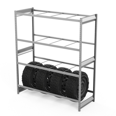 Стеллаж грузовой СГ Ультра (2500х1800х1000) 4 яруса, без настила, для шин, дисков, колес