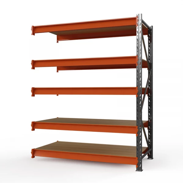 Секция приставная стеллажа металлического ОПТИМА, 3000х1530х785 мм. Полки: 5 шт. фанера HV Market