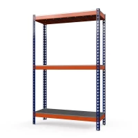 Стеллаж Профи Т (2000/1240/1005), 3 яруса металл оц. перф., с усилителем HV Market