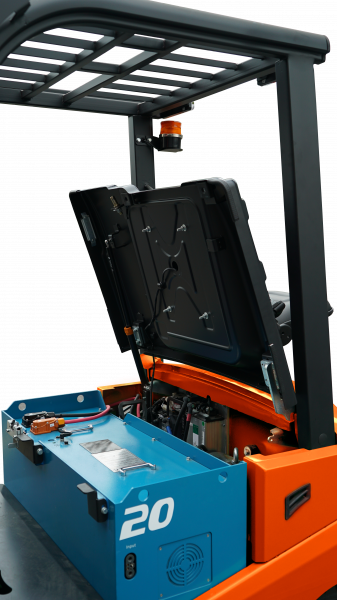 Электрический вилочный погрузчик Noblelift FE4P14QC Duplex mast (Свинц-кислот 360Ач, FFL, В-4000мм), высота подъема 4000 мм, грузоподъемность 1400 кг, ширина вил 100 мм