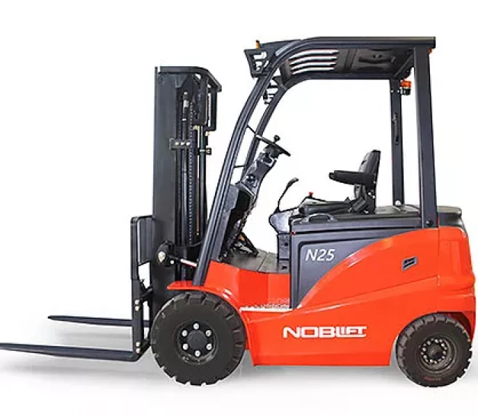 Электрический вилочный погрузчик Noblelift FE4P16N Duplex mast (Литий 277Ач, FFL, В-2500мм), высота подъема 2500 мм, грузоподъемность 1600 кг, ширина вил 100 мм