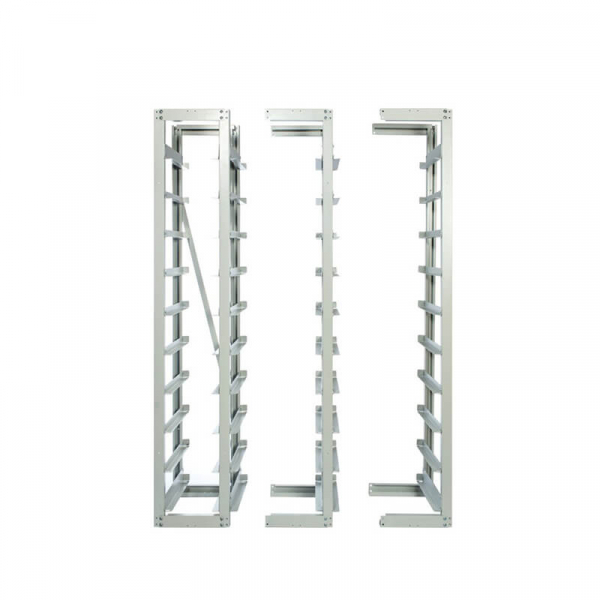 Стеллаж с направляющими стационарный CP-3 (1 основная +2 дополнительные)