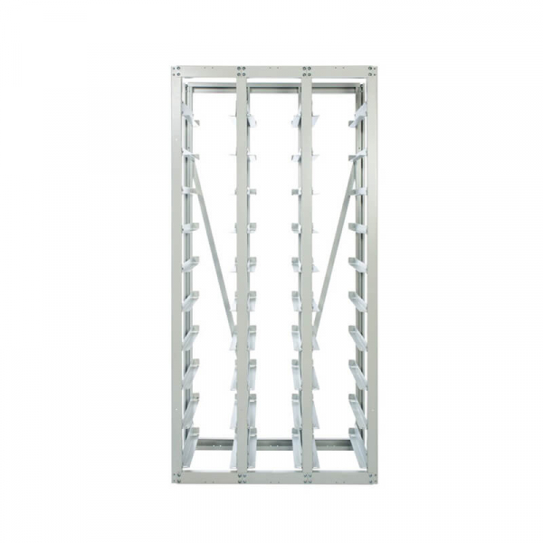 Стеллаж с направляющими стационарный CP-3 (1 основная +2 дополнительные)