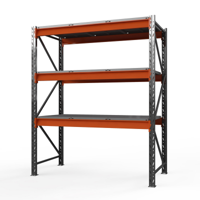 Стеллаж металлический ОПТИМА, 2000х1530х785 мм. Полки: 3 шт. метал.