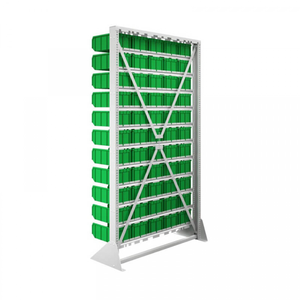 Стойка 1150х2000 односторонняя В1-00-00-11 (зеленый) HV Market