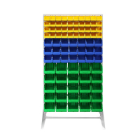 Стойка 1150х2000 односторонняя В1-04-03-05  (желтый/синий/зеленый) HV Market