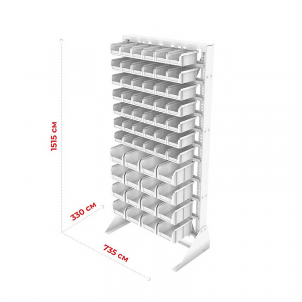 Стойка 735х1500 односторонняя А1-07-04-00 (желтый/синий)