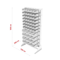 Стойка 735х1500 односторонняя А1-07-04-00  (желтый/синий) HV Market