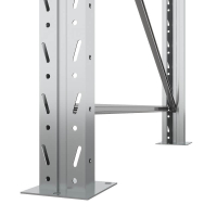 Секция приставная стеллажа металлического паллетного 6000х1800х1100 мм (85.1.5). Ярусы: пол+4 HV Market