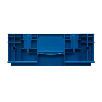 Пластиковый контейнер KLT 6147 универсальный синий, стенки сплошные, дно с отверстиями,  594х396х148 мм HV Market