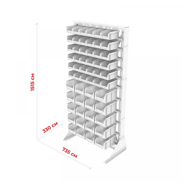 Стойка 735х1500 односторонняя А1-06-05-00 (желтый/синий)