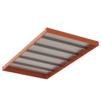 Ярус стеллажа Профи Т, металлический сплошной настил с усилением (1845х770 мм) HV Market