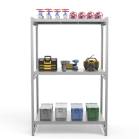 Стеллаж грузовой СГ Ультра (2500х1500х600) 3 яруса, цинк HV Market