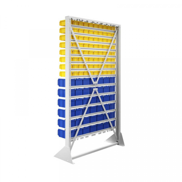 Стойка 1150х2000 односторонняя В1-08-06-00 (желтый/синий)