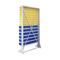 Стойка 1150х2000 односторонняя В1-08-06-00  (желтый/синий) HV Market