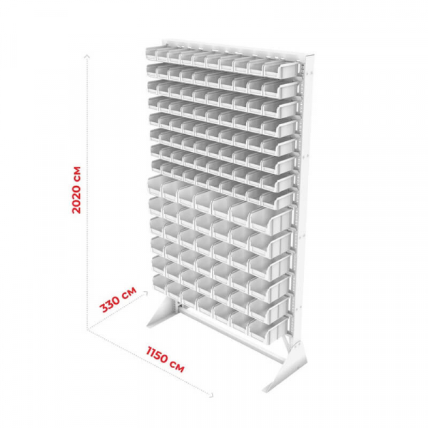 Стойка 1150х2000 односторонняя В1-08-06-00 (желтый/синий)