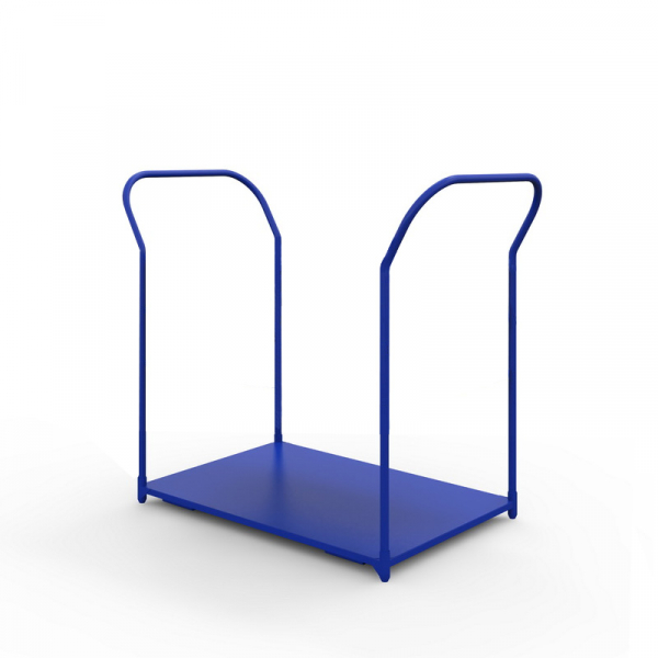 Тележка платформенная с двумя ручками ТЯ 2 основание (600х900) 200 черная резина