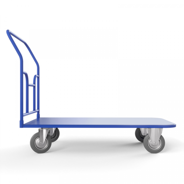 Тележка платформенная ТПТ 600х1000 (г/п 300 кг.) 125 серая резина