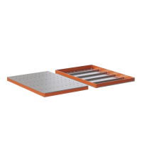 Ярус стеллажа Профи Т, металлический перфорированный настил с усилением (1540х1005 мм) HV Market