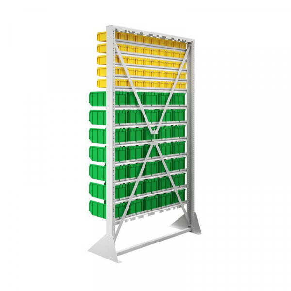 Стойка 1150х2000 односторонняя В1-05-00-07 (желтый/зеленый)