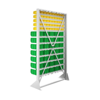 Стойка 1150х2000 односторонняя В1-05-00-07  (желтый/зеленый) HV Market