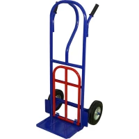 Тележка грузовая двухколесная с откидной полкой КГ 250 П г/п 250 кг. колеса литые 250 мм HV Market