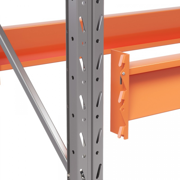 Секция приставная стеллажа металлического паллетного 2500х1800х1100 мм (85.1.5). Ярусы: пол+2