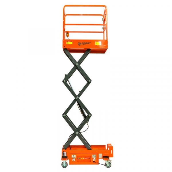 Подъемник ножничный несамоходный SJY-0.3-3 (AC&DC, 300 кг, 3 м) SMARTLIFT (SMART)