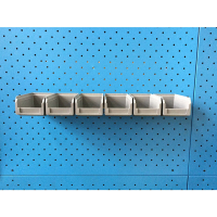 Органайзер настенный V-1-650 серый (6 ящиков V-1) HV Market