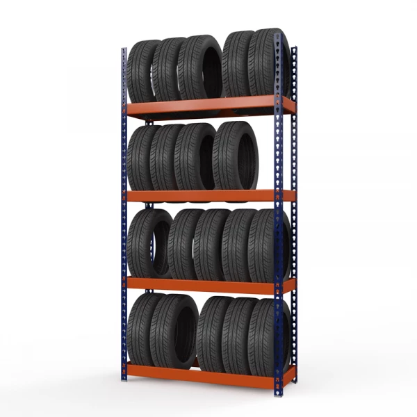 Стеллаж металлический Профи-Т для шин 2500x1240x455 мм. Ярусы:  4 шт. (Т-120/1-2,5