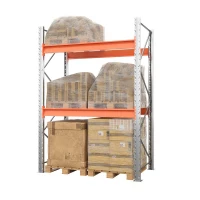 Стеллаж металлический паллетный 2500х1800х1100 мм (70.1.5). Ярусы: пол+2 HV Market