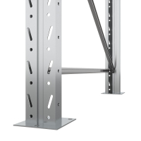 Стеллаж металлический паллетный 2500х1800х1100 мм (70.1.5). Ярусы: пол+2 HV Market