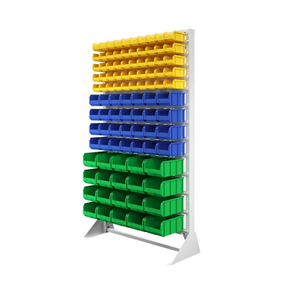 Стойка 1150х2000 односторонняя В1-05-04-04 (желтый/синий/зеленый)