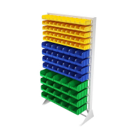 Стойка 1150х2000 односторонняя В1-05-04-04  (желтый/синий/зеленый) HV Market