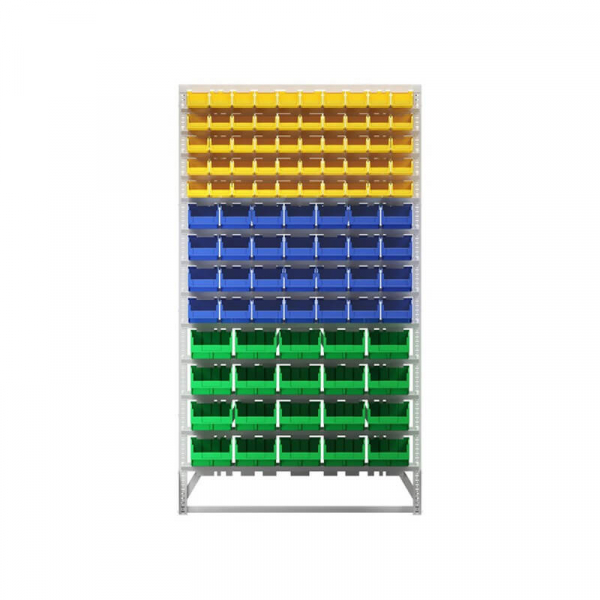 Стойка 1150х2000 односторонняя В1-05-04-04 (желтый/синий/зеленый)
