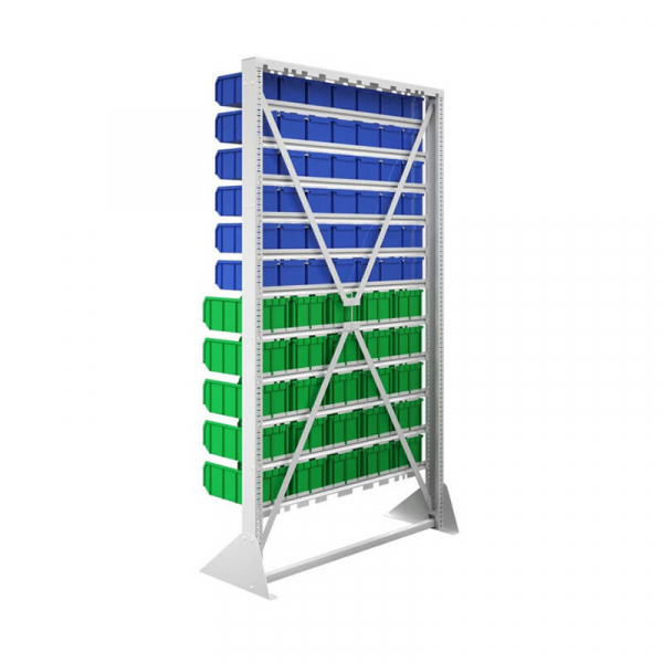 Стойка 1150х2000 односторонняя В1-00-06-05 (синий/зеленый)